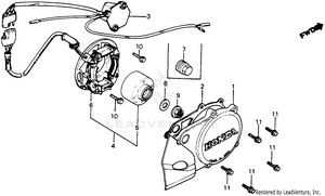 Alternator + C.d.i. Unit 81-82 Schematic