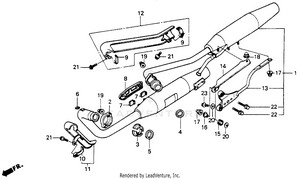 Exhaust Muffler Schematic