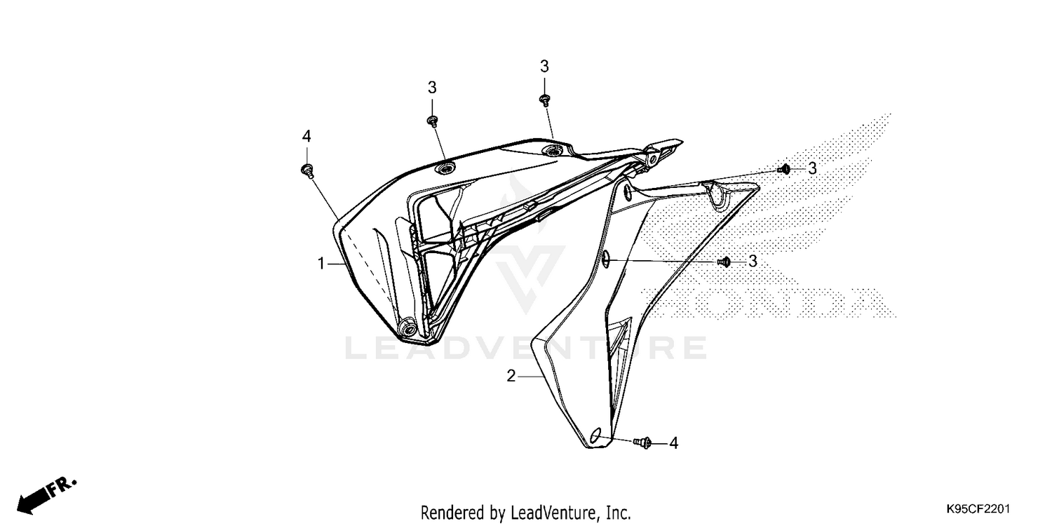RADIATOR SHROUD          (CRF250RX)