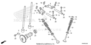 Camshaft@valve Schematic