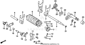 Gearshift Drum Schematic