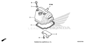 Cylinder Head Cover Schematic