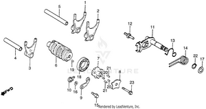 Gearshift Drum Schematic