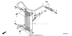 Oil Cooler Schematic