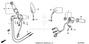 Handle Switch + Cable Schematic