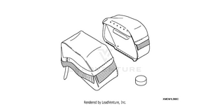 Leather Saddlebags (18l) (fringed) Schematic