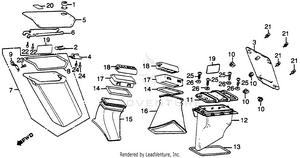 Gl650i Fairing Pocket + Air Duct Schematic