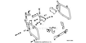 Saddlebag, Mount Brackets Schematic