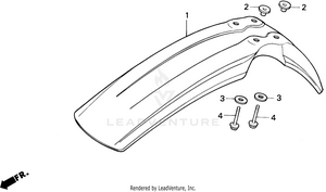 Front Fender Schematic