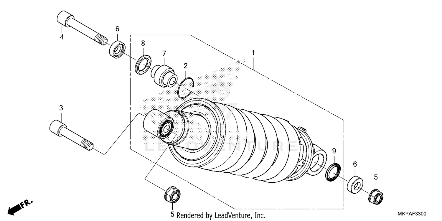 REAR SHOCK ABSORBER