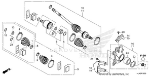 Front Knuckle@driveshaft Schematic