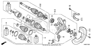 Front Knuckle@driveshaft Schematic