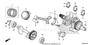 Crankshaft@piston Schematic
