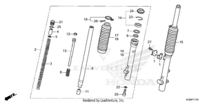 Front Fork Schematic