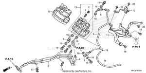 Front Valve Unit         (cbr600ra) Schematic