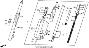 Front Shock Absorber Schematic