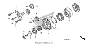 Starting Clutch Schematic