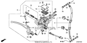 Front Brake Master Cylinder Schematic