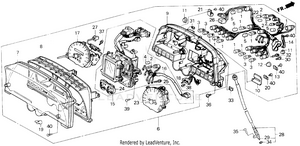 Speedometer + Tachometer Schematic
