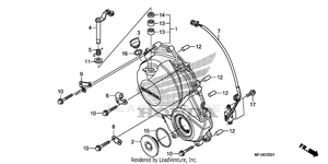 Right Crankcase Cover (2) Schematic