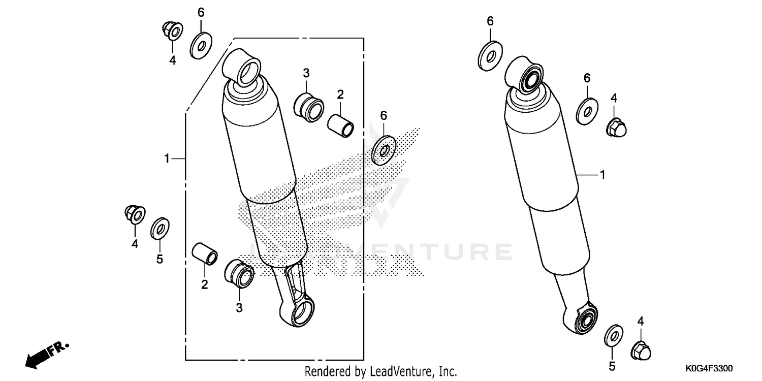 REAR SHOCK ABSORBER