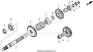 Final Gear Shaft Schematic