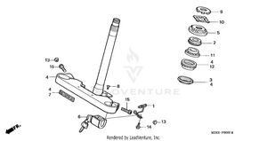 Steering Stem Schematic