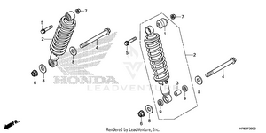 Rear Shock Absorber Schematic