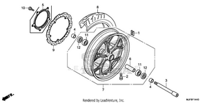 Front Wheel Schematic
