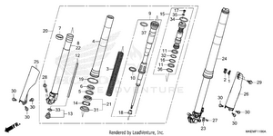 Front Fork Schematic
