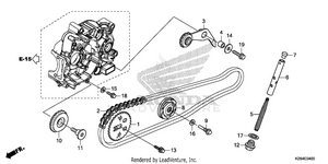 Cam Chain@tensioner Schematic