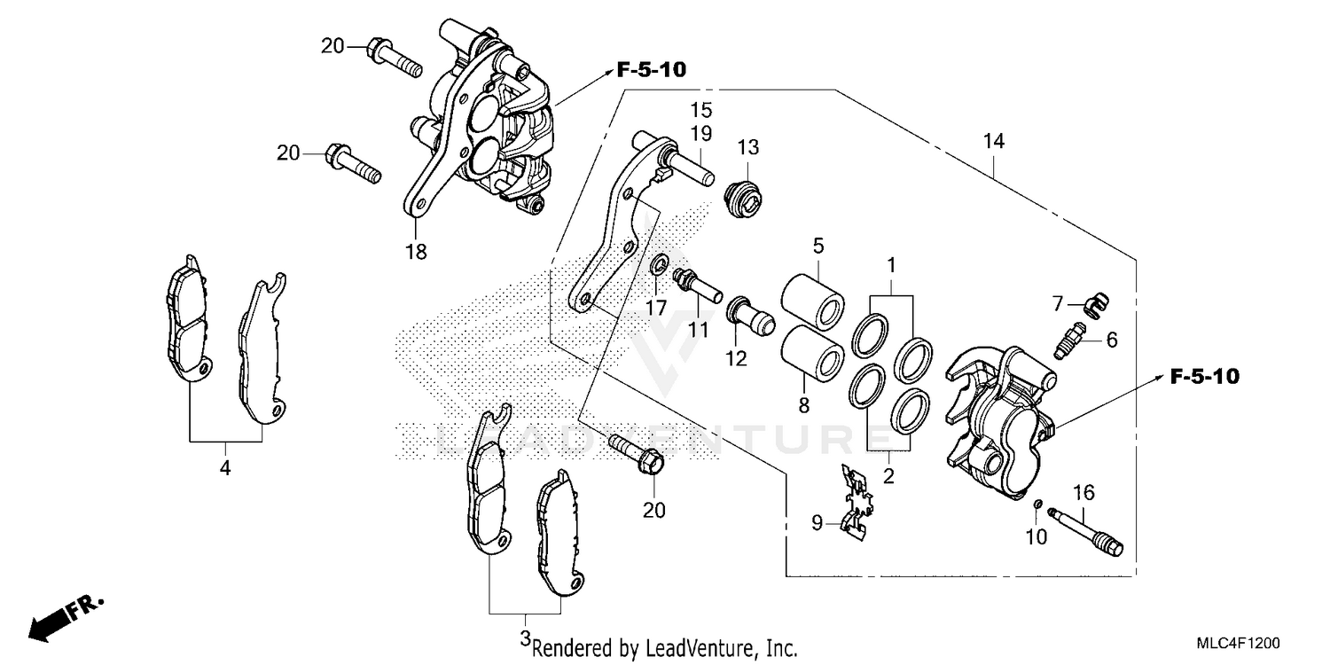 FRONT BRAKE CALIPER