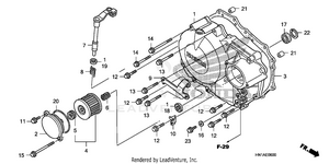Right Crankcase Cover Schematic