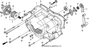 450s Crankcase Cover, Fr. Schematic