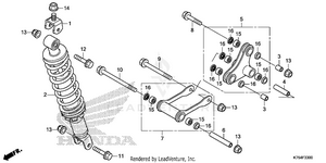 Rear Shock Absorber Schematic