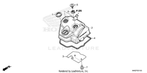 Cylinder Head Cover Schematic