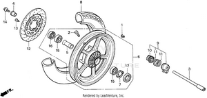 Vt1100c Front Wheel Schematic