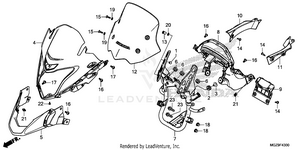 Front Cowl Schematic