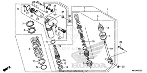 Rear Shock Absorber Schematic