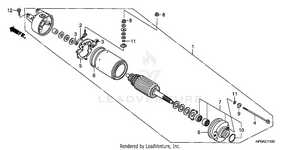 Starter Motor Schematic