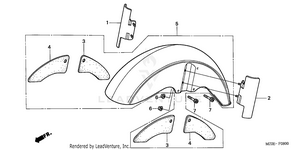 Front Fender Schematic