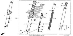 Front Fork Schematic