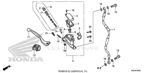 Front Brake Master Cylinder Schematic