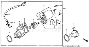 Starter Motor Schematic