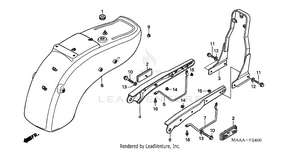 Rear Fender Schematic