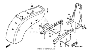 Rear Fender Schematic