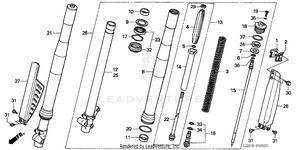 Front Fork Schematic