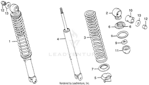 Rear Shock Absorber Schematic