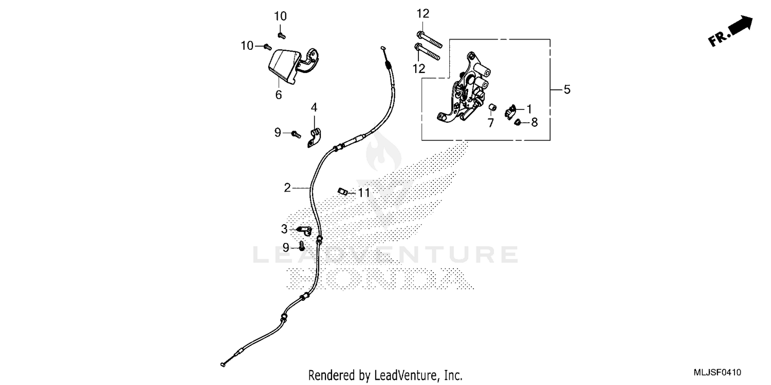 PARKING BRAKE LEVER