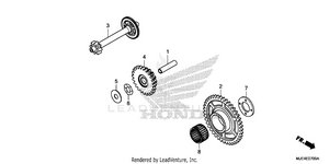 Starting Driven Gear Schematic